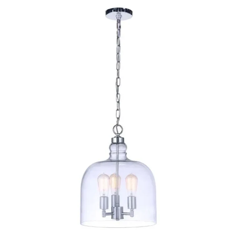 Craftmade Jackson 3-Light Pendant in Chrome