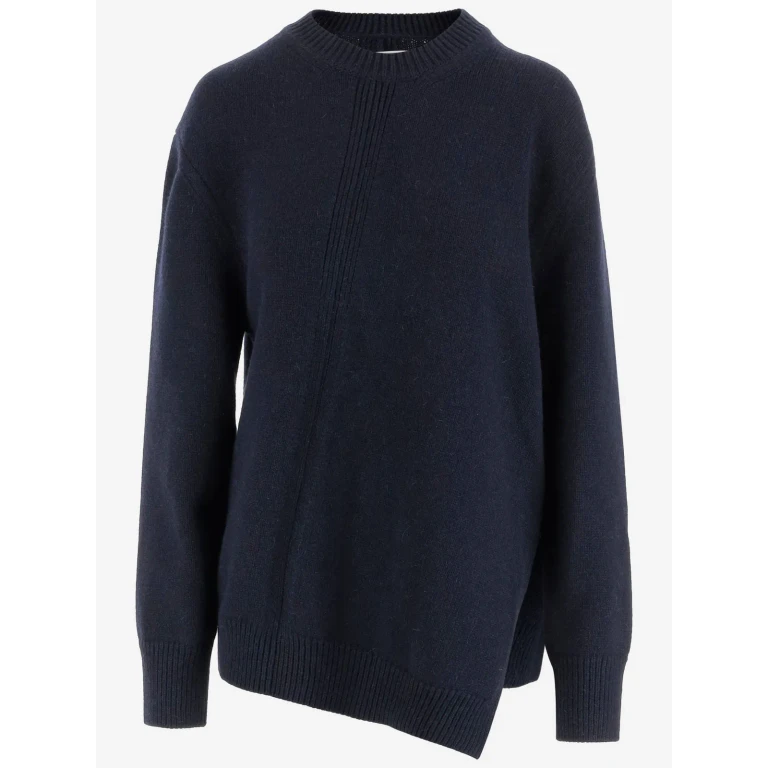 Jil Sander Asymmetrical Wool-blend Sweater