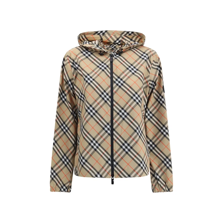 Burberry Archivio Check Waterproof Jacket