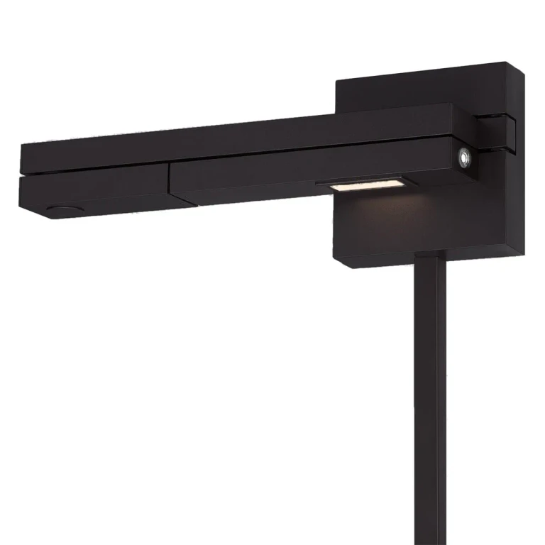 WAC Flip 3000K LED Wall Light in Black - BL-1021L-BK