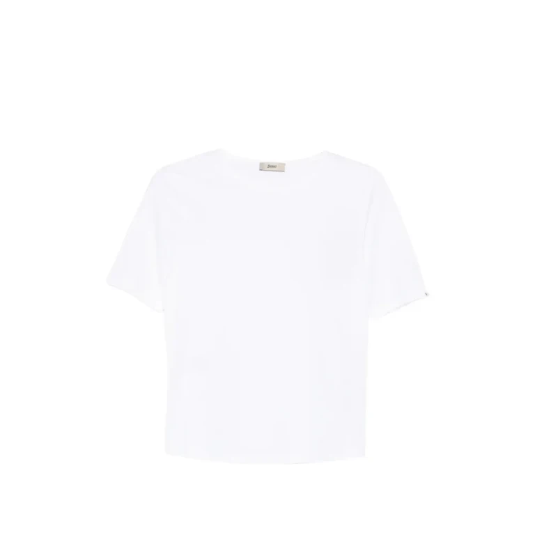 Herno White Cotton T-shirt