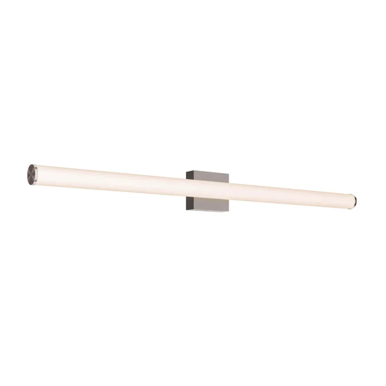 Satin Nickel Bathroom Vanity Light from the Vela Collection