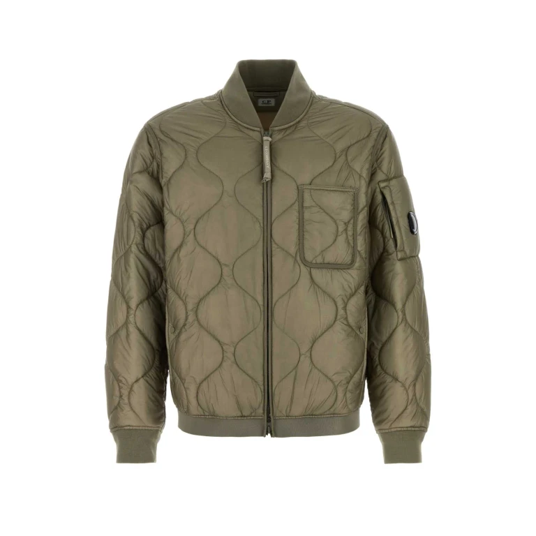 C. P. Company Sage Green Nylon Padded Jacket