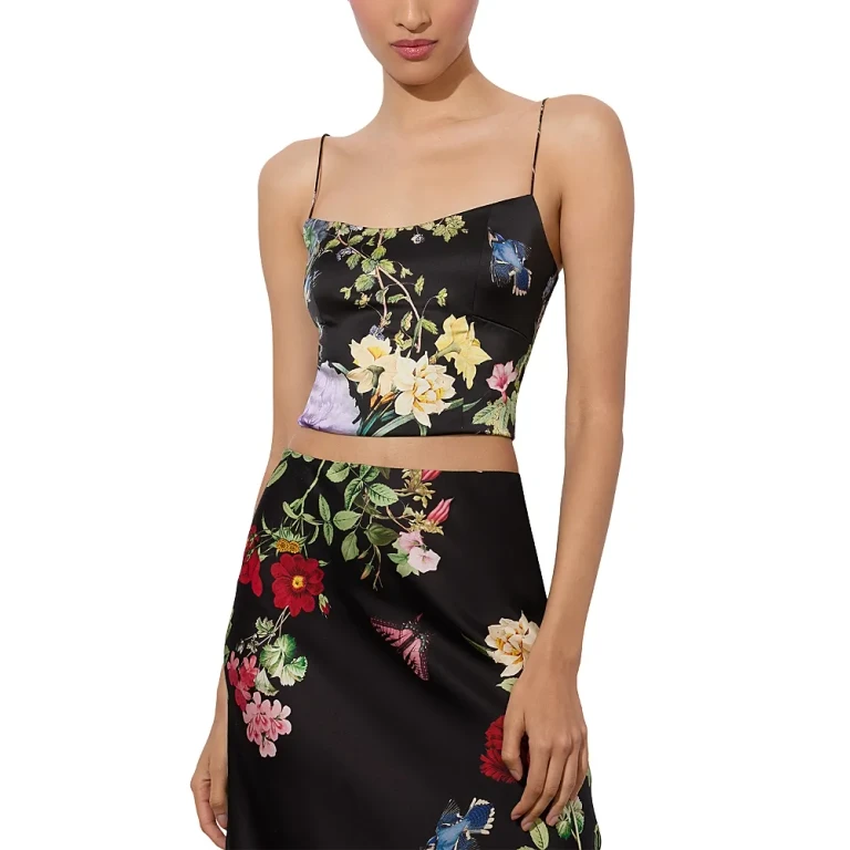 Alice and Olivia Saylor Bustier Floral Cami