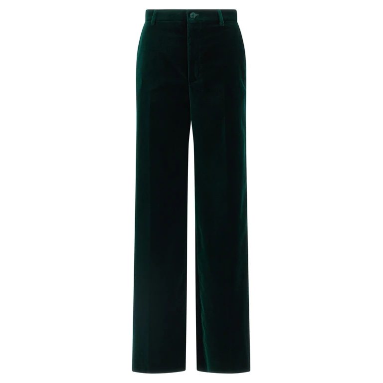 Gucci Bicolor Cotton Casual Pants - Women