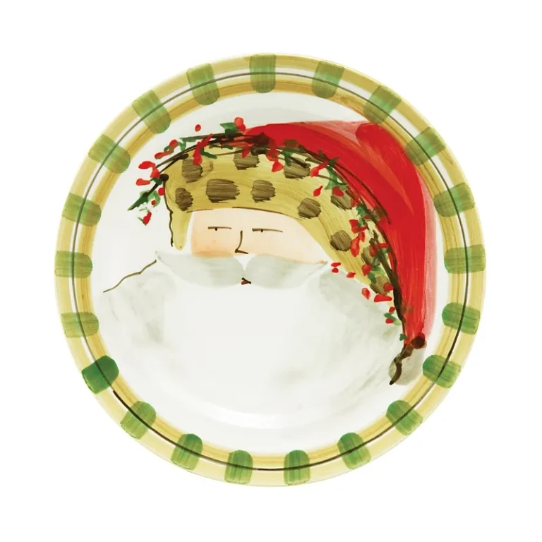 Vietri Old St. Nick Dinner Plate