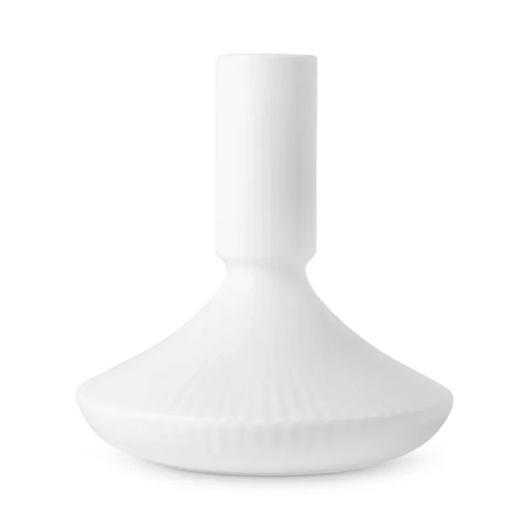 Royal Copenhagen White Fluted 4.8 Candlestick
