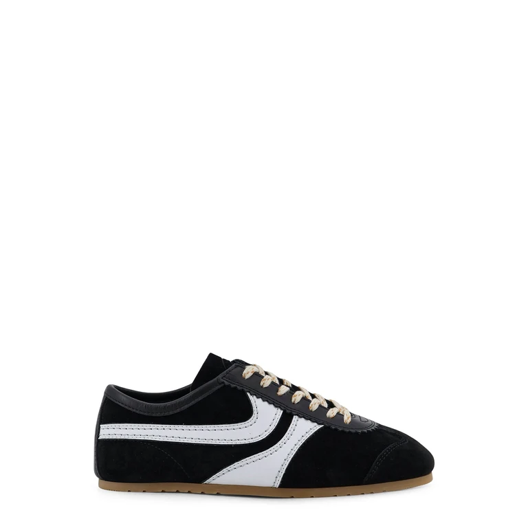 Dries Van Noten Sneakers Blackwhite Suede - Women
