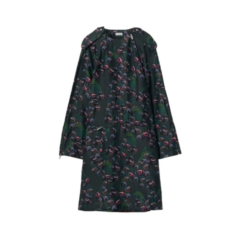 Burberry Womens Cherry-Print Mini Dress