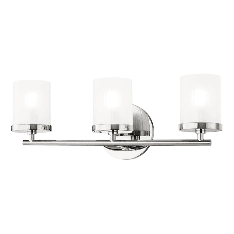 Mitzi Ryan 3-Light 18" Bathroom Vanity Light in Polished Nickel
