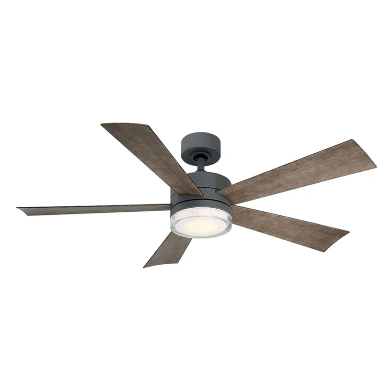 Modern Forms Wynd Outdoor 1-Light LED 52" Ceiling Fan in Graphite