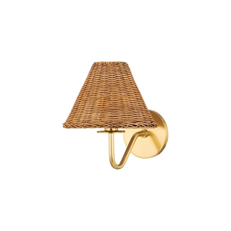 Mitzi Issa Wall Sconce in Aged Brass