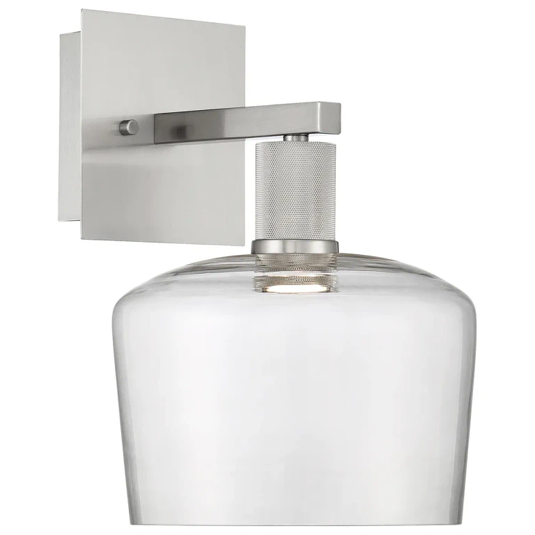 Brushed Steel LED Wall Sconce from the Port Nine Chardonnay Collection
