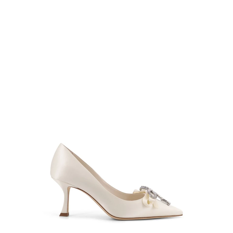 Jimmy Choo With Heel Light Soft Gold/crystal _cover Le Sole - Women