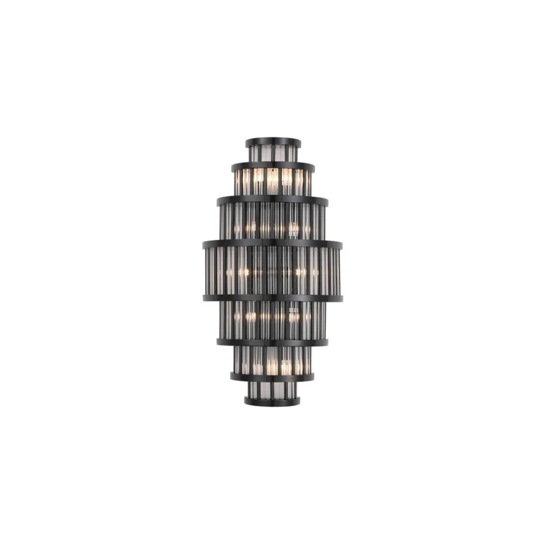 Polished Gunmetal LED Wall Sconce from the Waldorf Collection