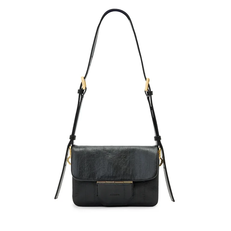 Allsaints Jupiter Eel Embossed Leather Crossbody
