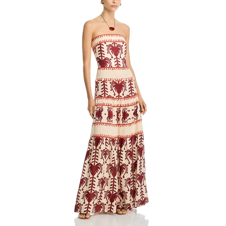 Johanna Ortiz Another Chance Linen Maxi Dress