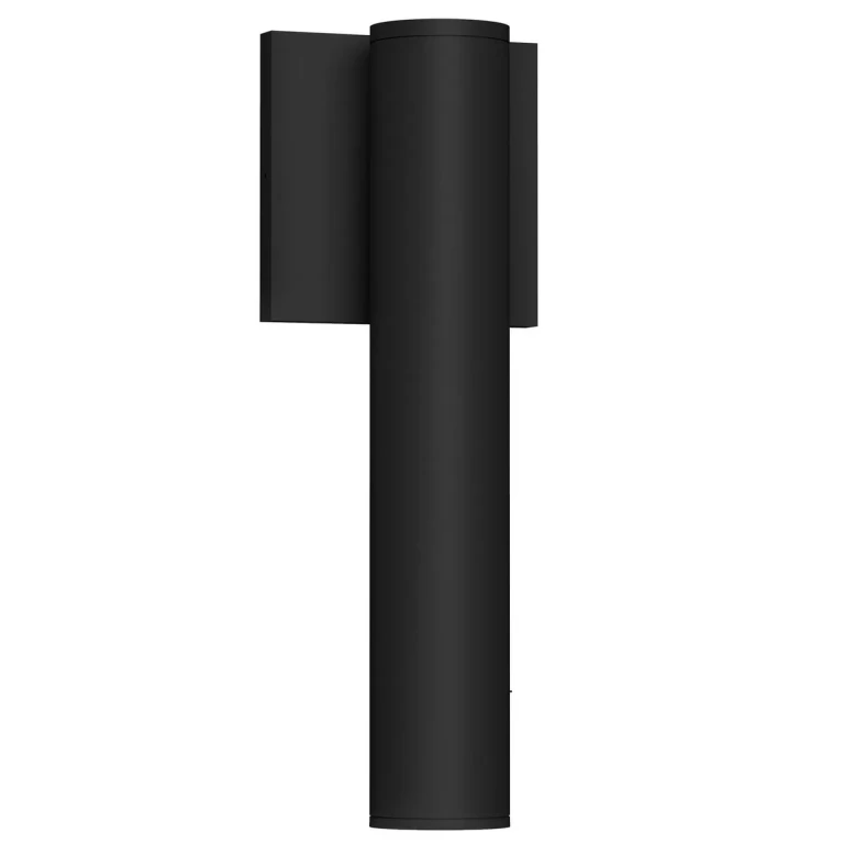 Black LED Outdoor Wall Sconce from the Lorna Collection