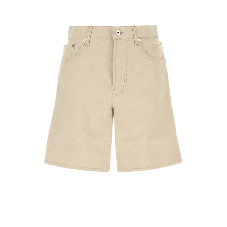 Burberry Sand Cotton Bermuda Shorts