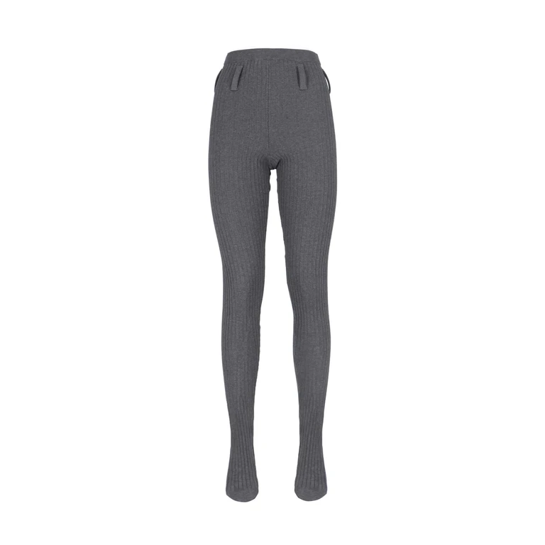 Prada Trousers Grey Cotton Polyamide - Women
