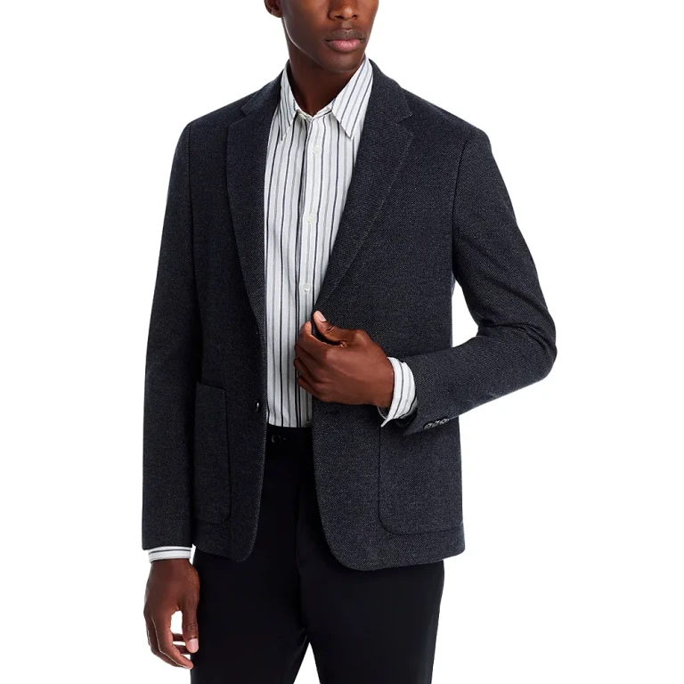 Theory Clinton City Knit Twill Jersey Jacket