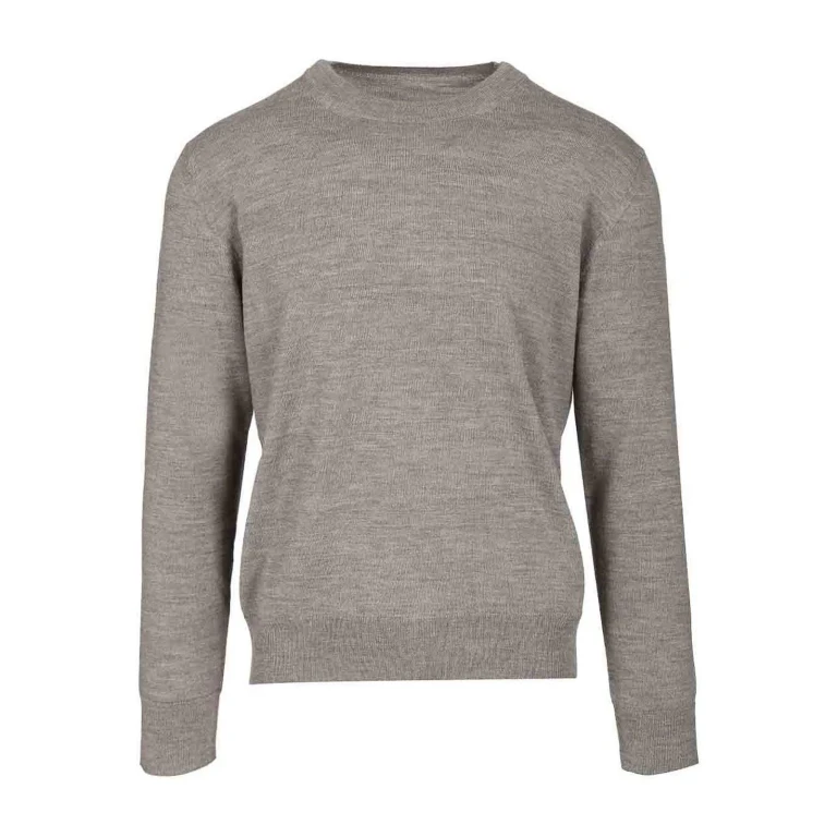MM6 Maison Margiela Pull Col Rond - Gris