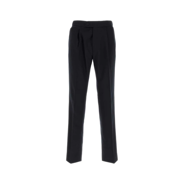 Midnight Blue Wool Pant