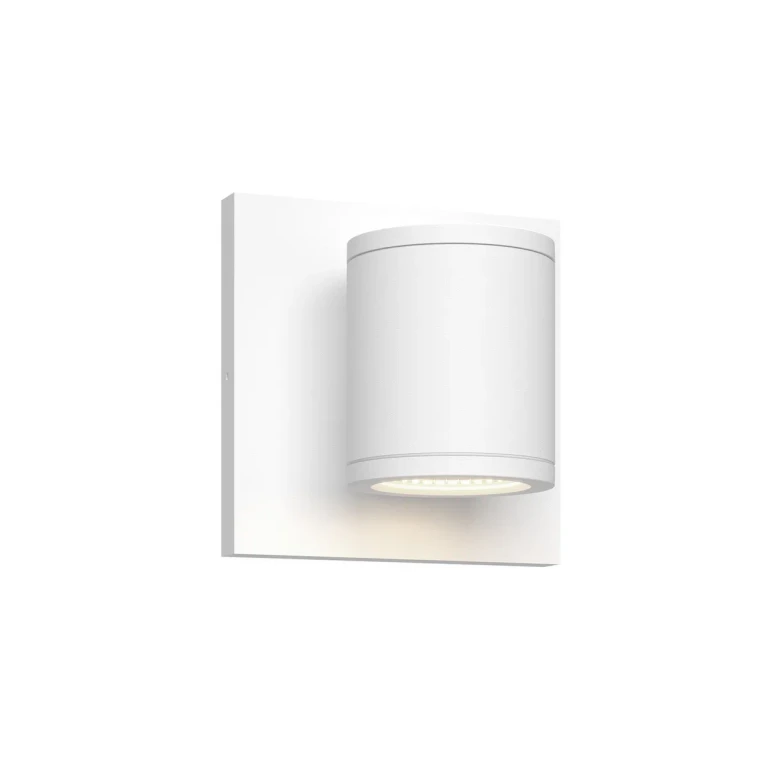 White LED Outdoor Wall Sconce from the Nordic Collection