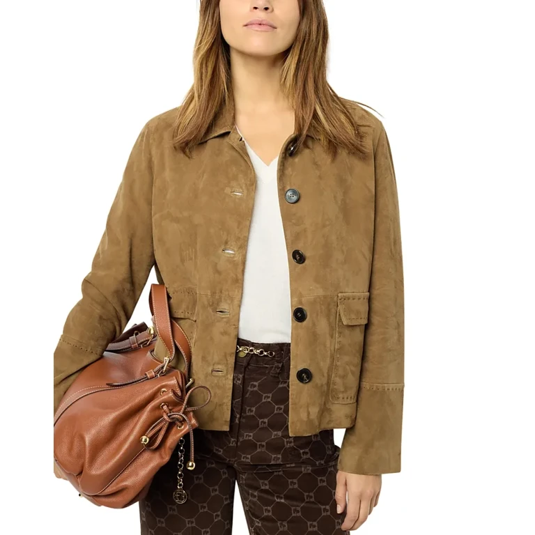Gerard Darel Badya Suede Jacket