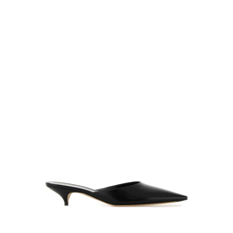 The Row Sandals Black