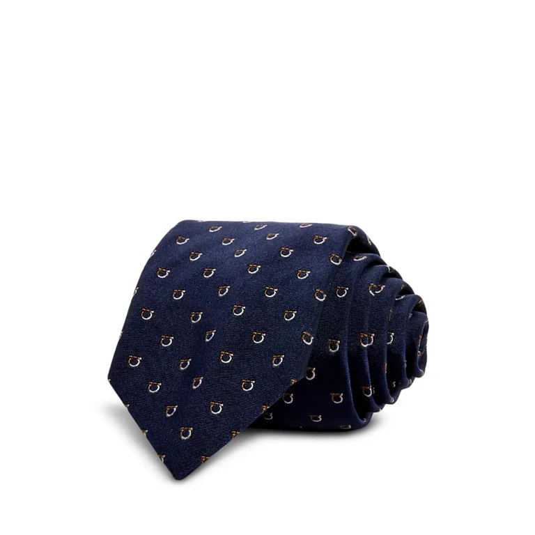 Ferragamo Silk Classic Gancini Tie