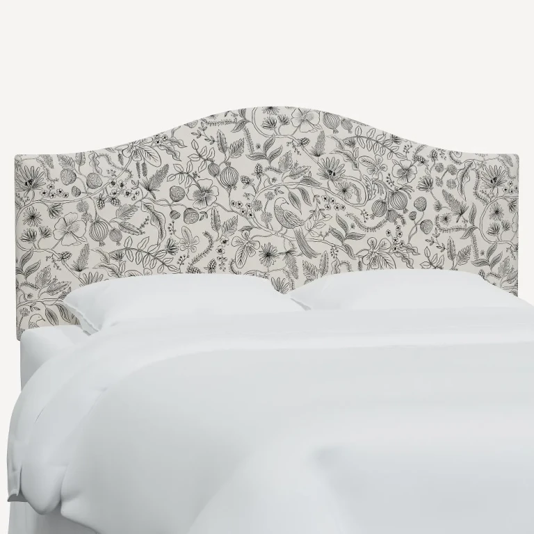 Mayfair Aviary Creme & Schwarz Kopfteil für Doppelbett