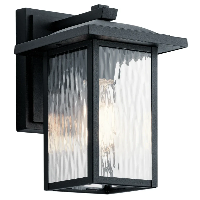 Capanna Outdoor Wall 1-Light in Textured Black