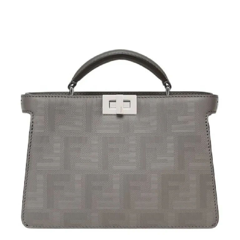 Fendi Peekaboo Leather Crossbody Bag