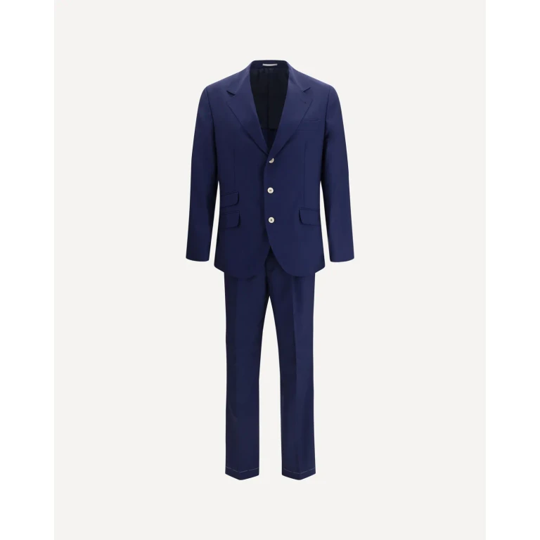 BRUNELLO CUCINELLI Single-breasted Suit with peak lapels Male 52