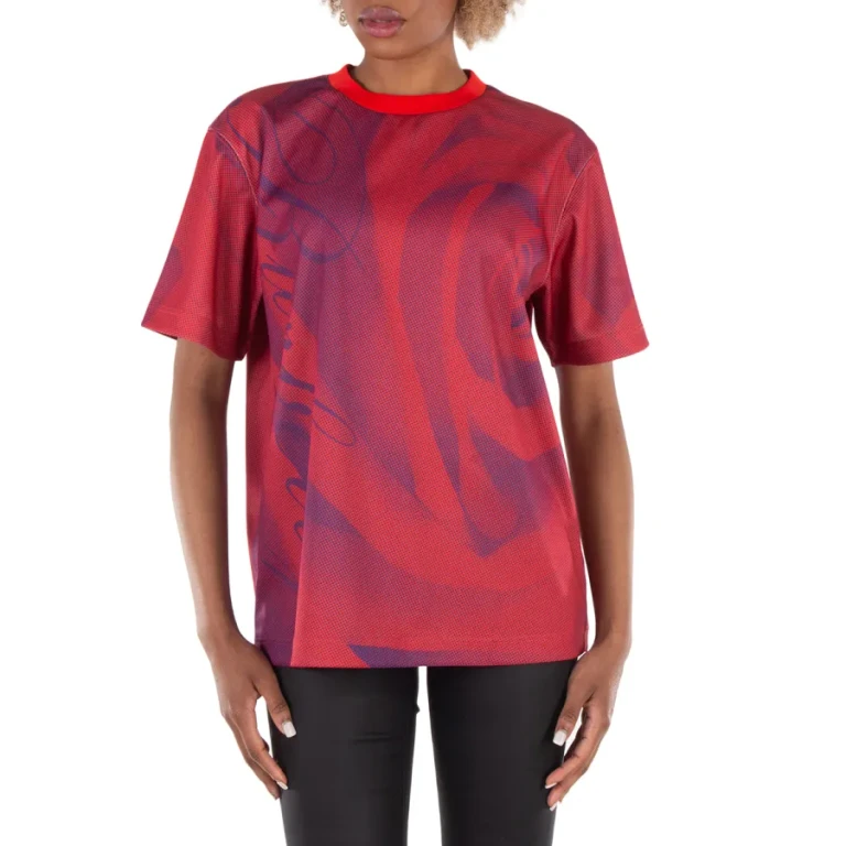 Burberry Rose Graphic And Logo Print T-Shirt