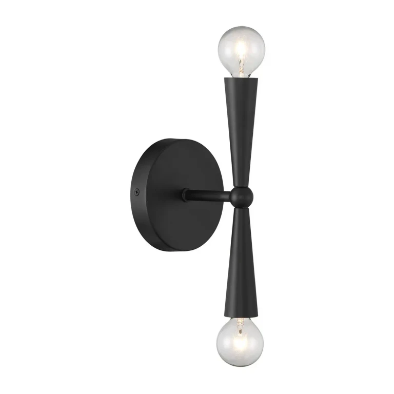 Wall Sconce in Matte Black