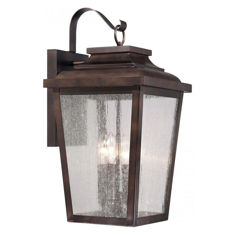 Irvington Manor 4-Light 21" Outdoor Wall Light in Chelesa Bronze