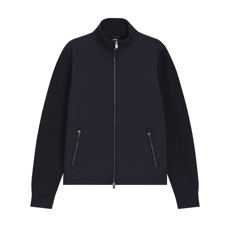 Hugo Boss P Ulmo Blue Pl Wv Felpa - Men