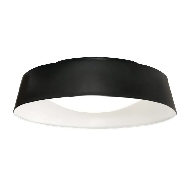 Black and White LED Flush Mount from the Duncan Collection