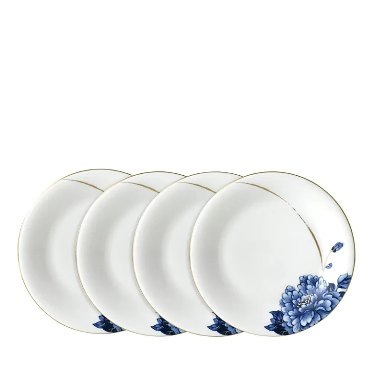 Prouna Emperor Flower Canape Plates, Set of 4