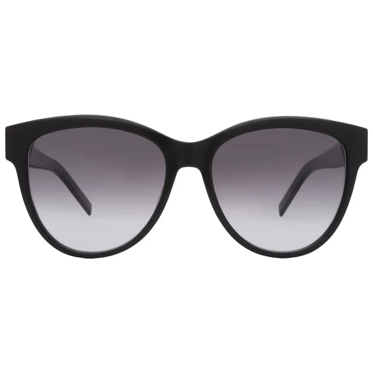 Saint Laurent Grey Gradient Butterfly Ladies Sunglasses SL M107 002 55