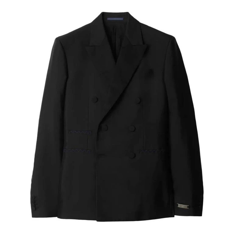 Burberry Double-Breasted Wool-Blend Blazer