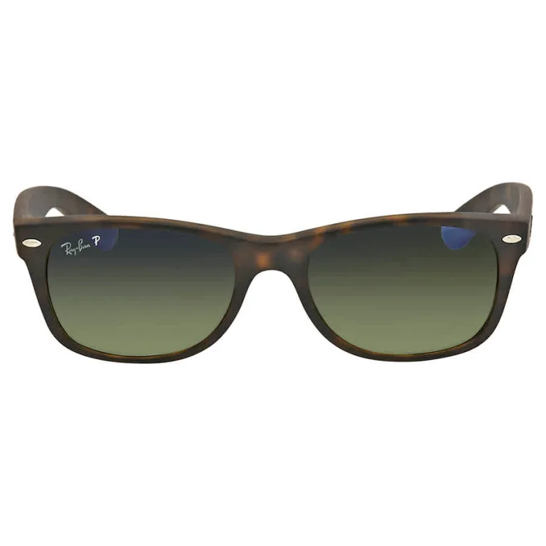 Ray Ban New Wayfarer Classic Polarized Blue /Green Gradrient Unisex Sunglasses RB2132 894/76 52