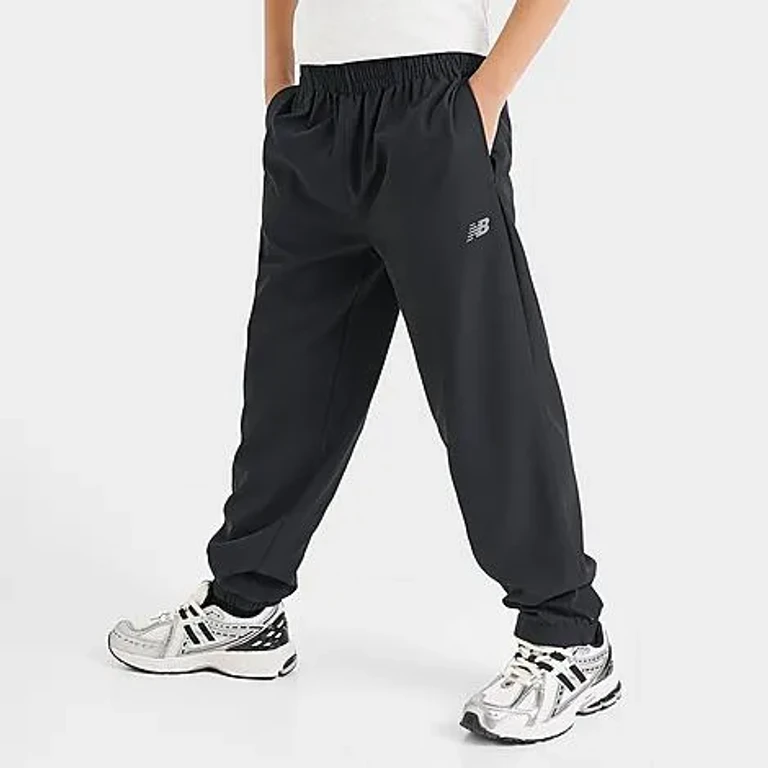New Balance Big Kids Track Jogger Pants in Caviar Size: Small