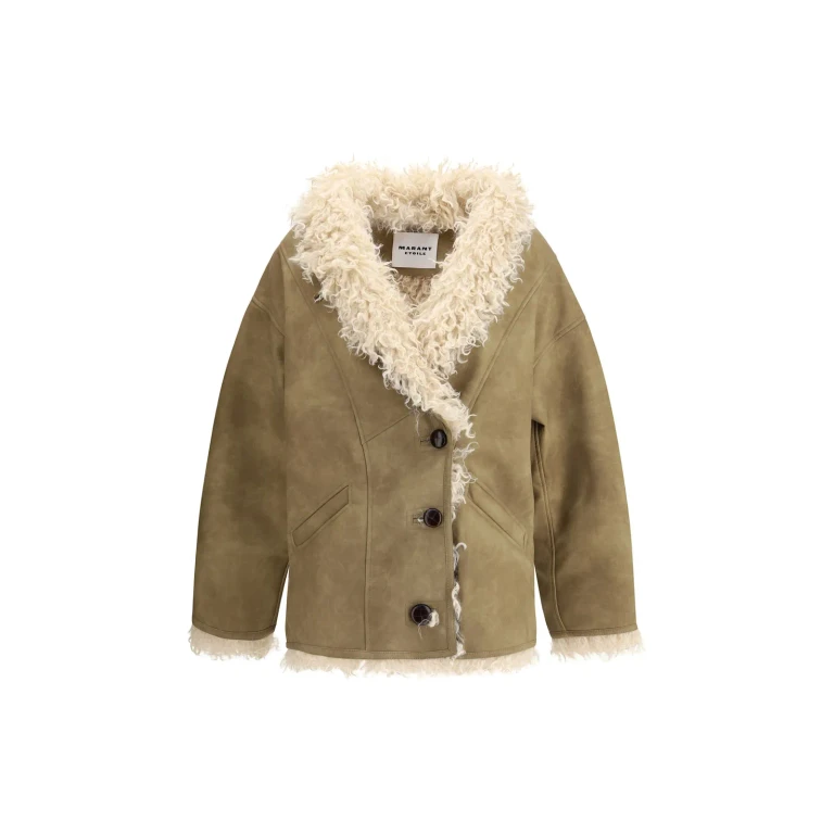 Marant Étoile Clea Shearling-effect Faux Fur Coat