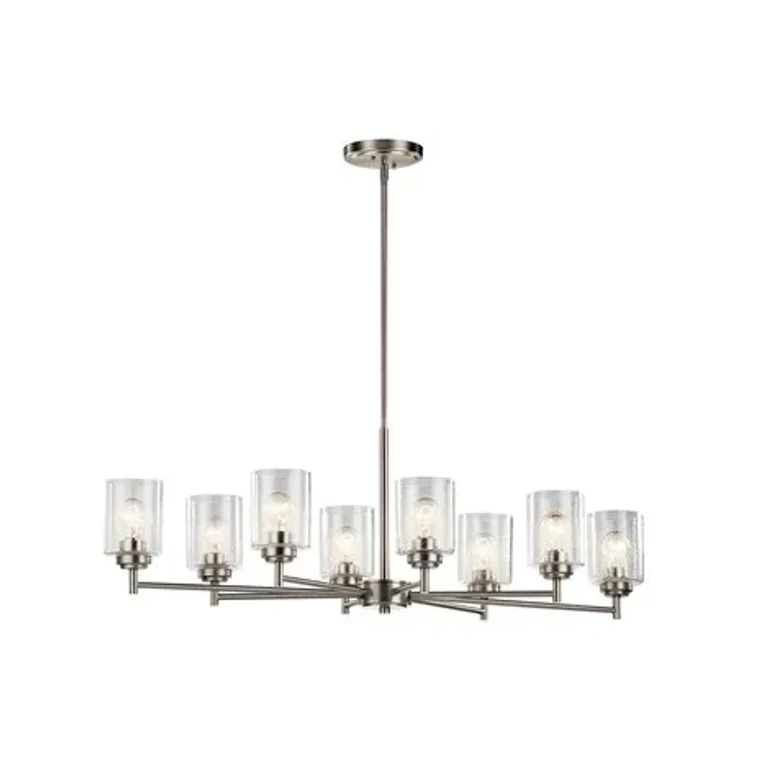 Winslow 8-Light Chandelier in Brushed Nickel