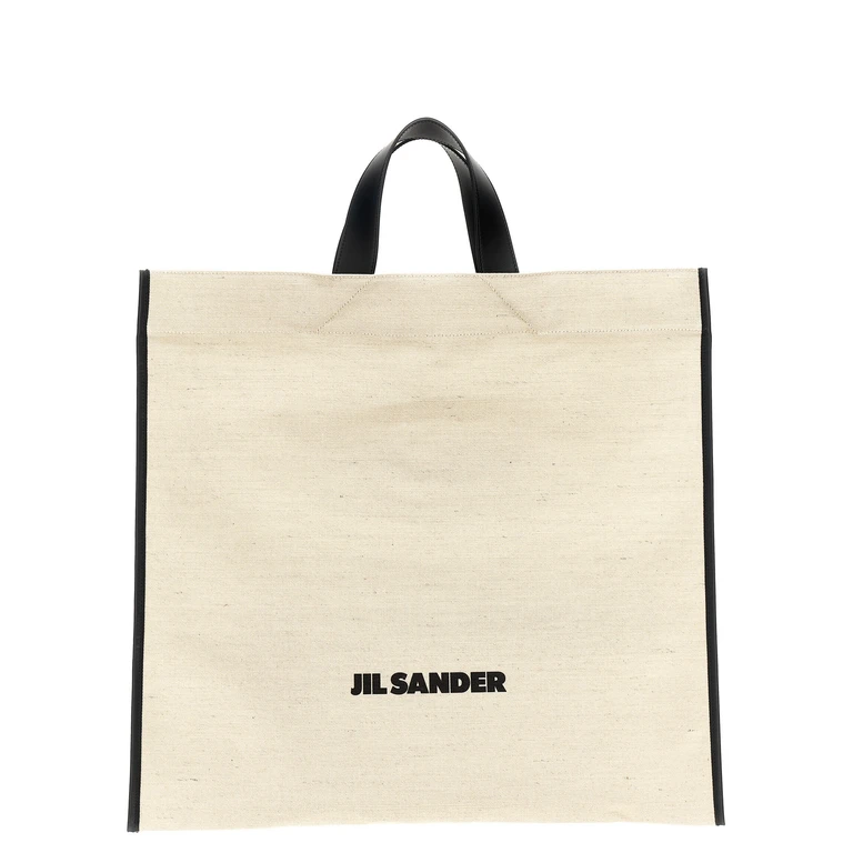 Jil Sander Bicolor Jute Tote Bag - Women