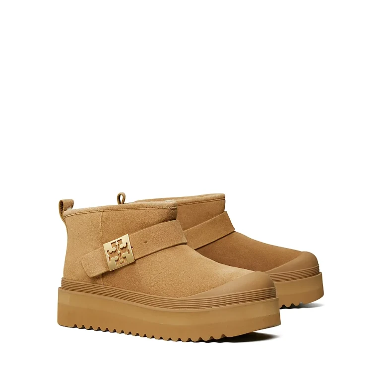 Tory Burch Women's Mellow Shearling Lined Platform Boots