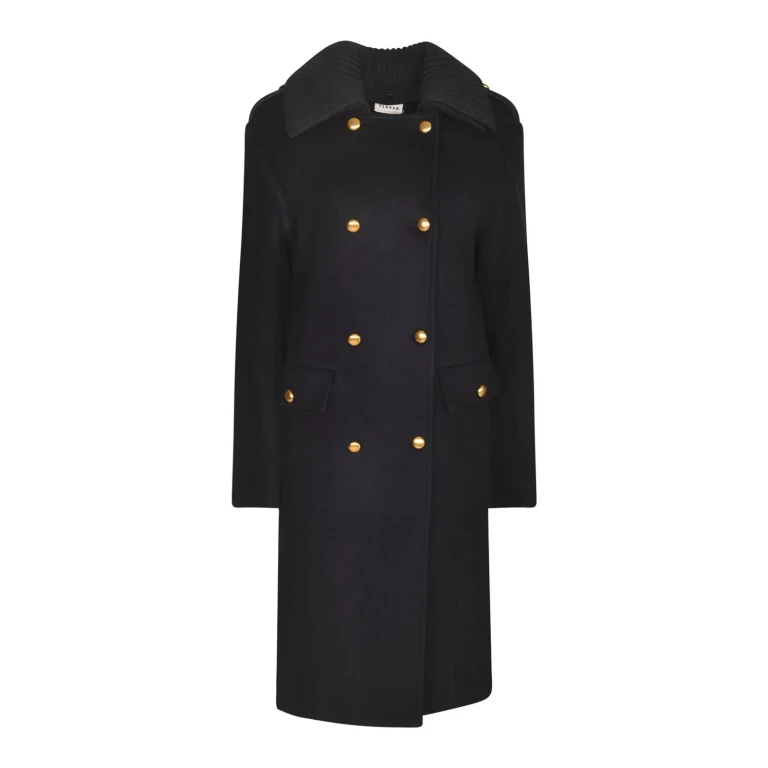 P. A.R. O.S. H. Manteau Au Genou - Bleu